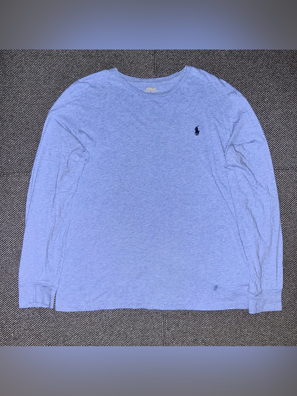 Polo by Ralph Lauren Light Blue Long Sleeve Crew Tee